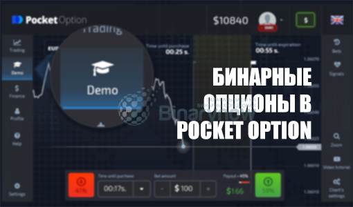 Бинарные опционы у брокера Pocket Option