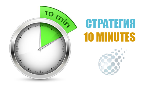 Торговля бинарными опционами по стратегии 10 minutes